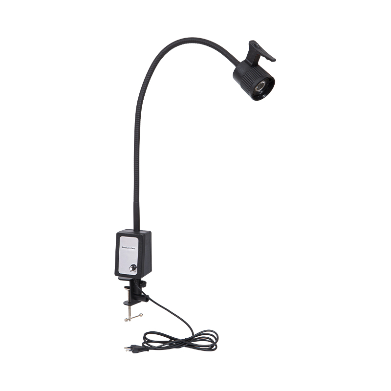 Lampa Scrúdaithe Gooseneck faoi stiúir Clip-On 9W Lampa Scrúdaithe Gooseneck faoi stiúir Clip-On 9W